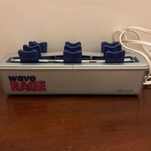 Denl Wave Rage Ladies Hairsetter  DC300 Womens S Waves (No Box) Only Clips